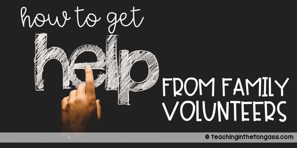 Parent Volunteers in the classroom