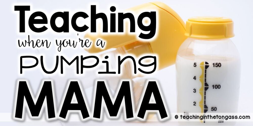 Breast Pumping while teaching ideas
