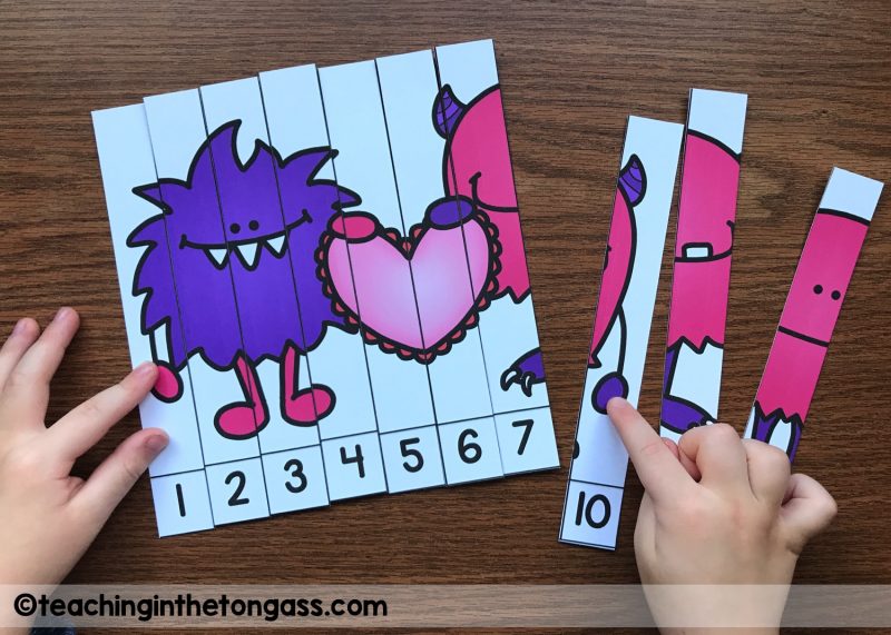Valentine's Day Activities for Kids math activities