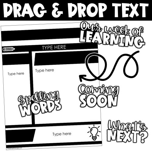 Digital Class Newsletter Template