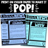 Digital Class Newsletter Template