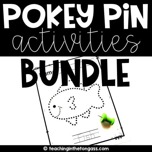 Pokey Pin Fine Motor Skill Activities