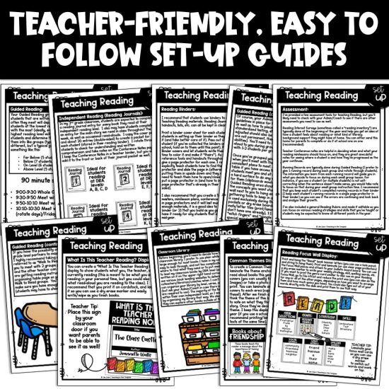 Reading Lesson Poster Reading Lesson Plans Posters Templates Bulletin Board – Teaching in the ...