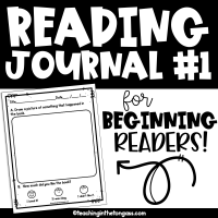 Reading Response Journal for Kindergarten