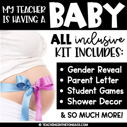 My Teacher is Having a Baby Activities