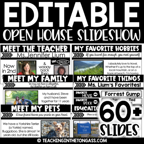 Meet the Teacher Night Open House Slideshow