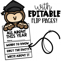 Editable Flip Book Template Graduation