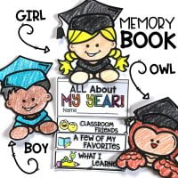End of the Year Activities Memory Book Awards ABC Countdown