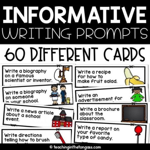 Explanatory Informative Writing Prompts