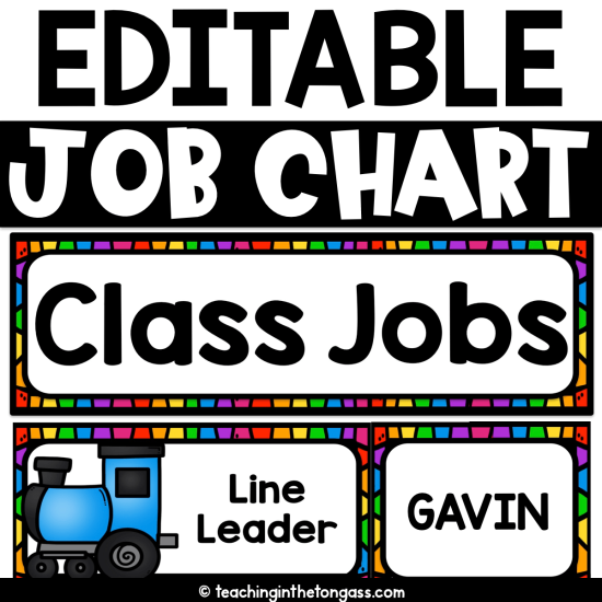 Classroom Job Chart