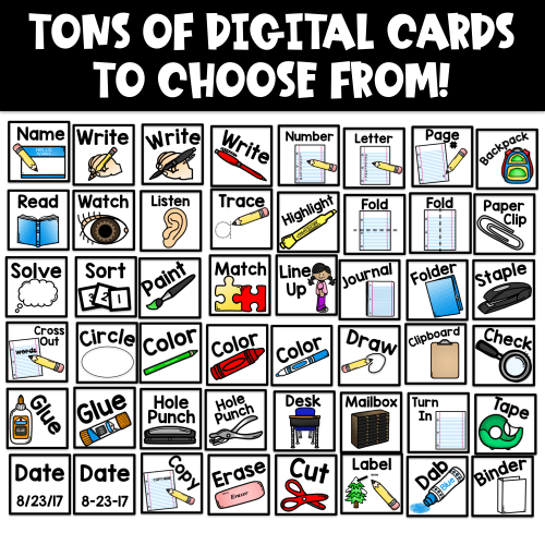 Digital Visual Direction Cards