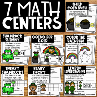 St. Patrick's Day Math Literacy Centers