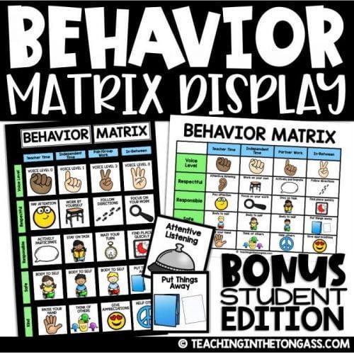 PBIS Behavior Matrix