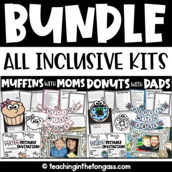 Muffins with Mom and Donuts with Dad BUNDLE