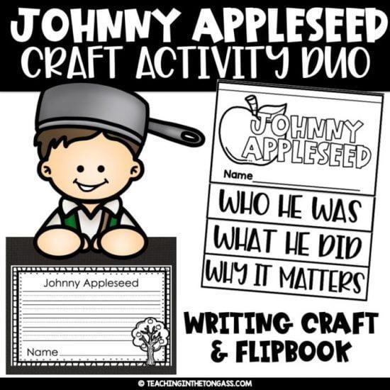 Johnny Appleseed Flipbook (Editable)
