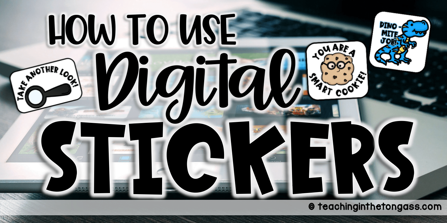 how to use digital stickers