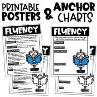 Reading Fluency Anchor Chart