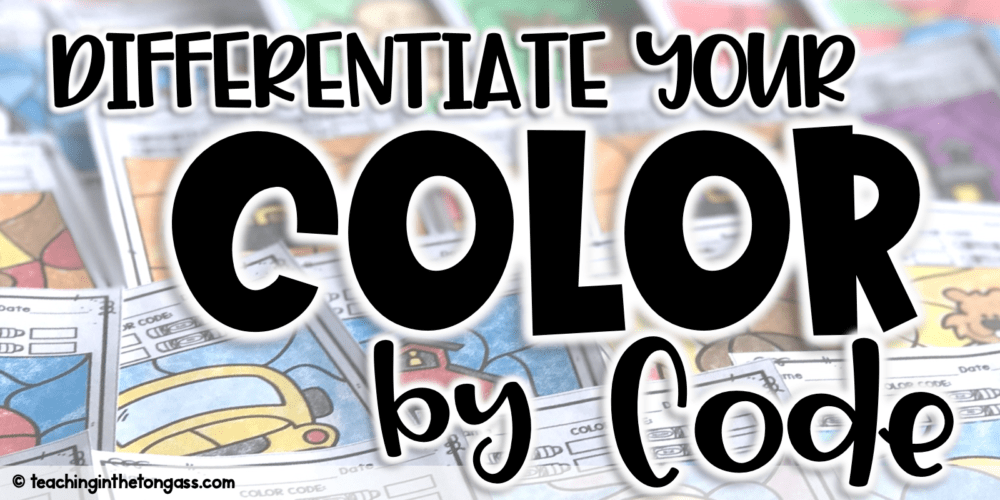 Color by Code activities
