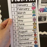 Months of the Year Printables Poster