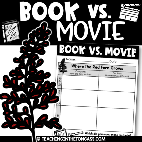 Where the Red Fern Grows Movie Book Compare Contrast