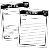 Editable Exit Tickets Differentiated
