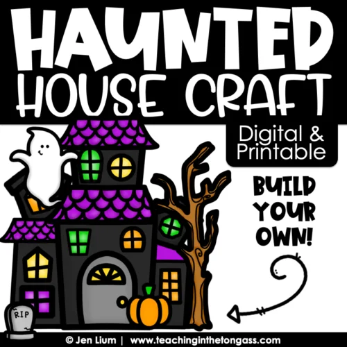 Haunted House Craft Halloween Writing