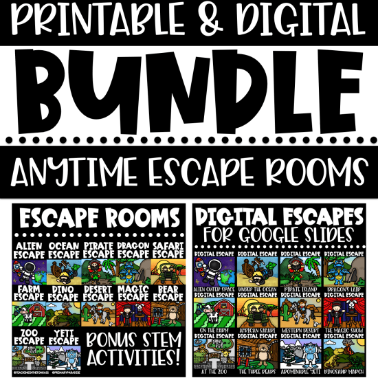 Editable Escape Room for Kids
